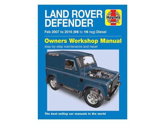 Workshop Manual -  Haynes for Land Rover Defender